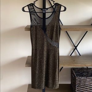 Black and Gold Dress.